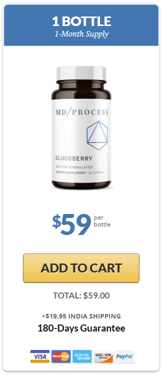 GlucoBerry price 1 bottle